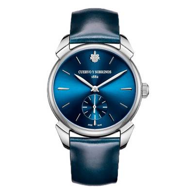 Montre Historiador Asturias Pequeños Segundos 3102.1ASB - Cuervo y Sobrinos