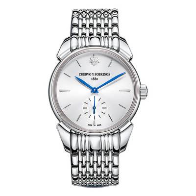 Montre Historiador Asturias Pequeños Segundos 3102.1ASA-BM - Cuervo y Sobrinos