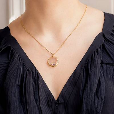 Pendentif Or Jaune 375 Dancing Stars Colors - Vandona