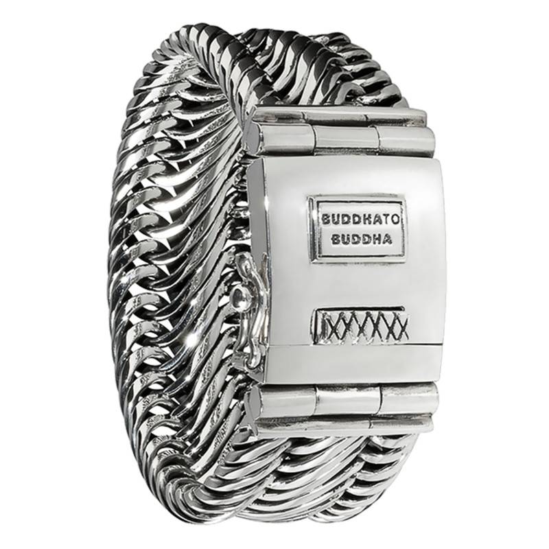 925 Sterling Silver Edwin Bracelet, 19 cm or 21 cm Length - Buddha to Buddha
