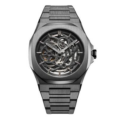 Gun Metal SKBJ11 Skeleton Watch - D1 Milano
