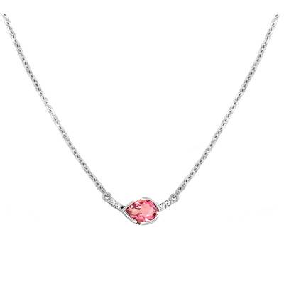 Collier Cléo Tourmaline Or Blanc 375, Longueur 42 cm - Vandona