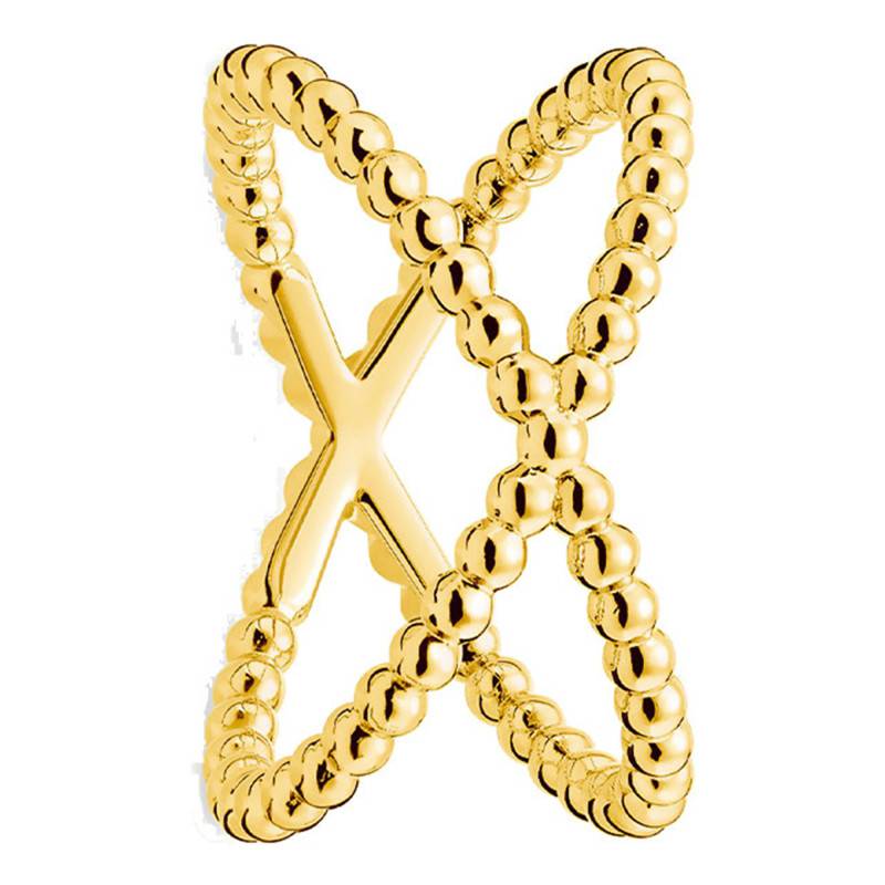 Yellow Gold-Plated Pearl Ring - TR2152-413-39 - Thomas Sabo