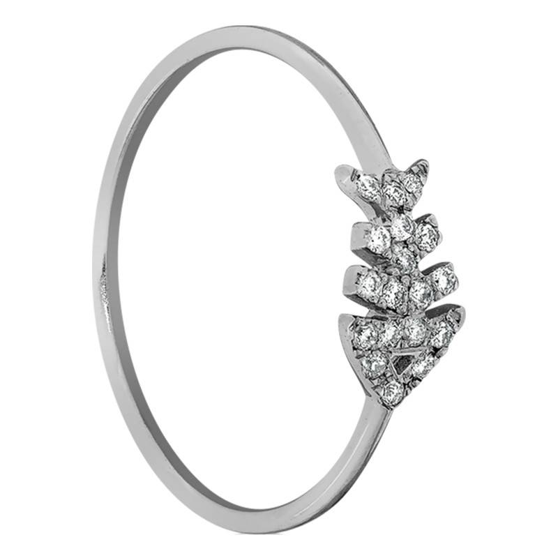 Fish 750/1000 White Gold & Diamond Ring - Orphée