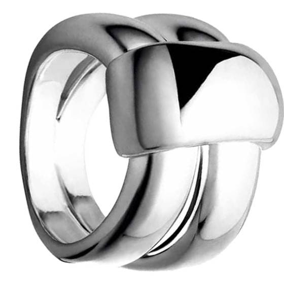 Bague Flexible En Acier Inoxydable 316L - Tailles 49 à 70 - Largeur 8mm - Unisexe Homme/femme - Argent - Paula & Fritz
