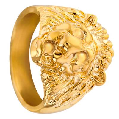 Chevalière Lion en Or Jaune 750 - Imperium