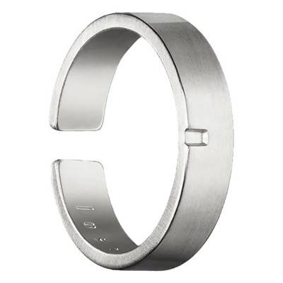 925 Silver Standard Ribbon Wedding Ring - Ursul