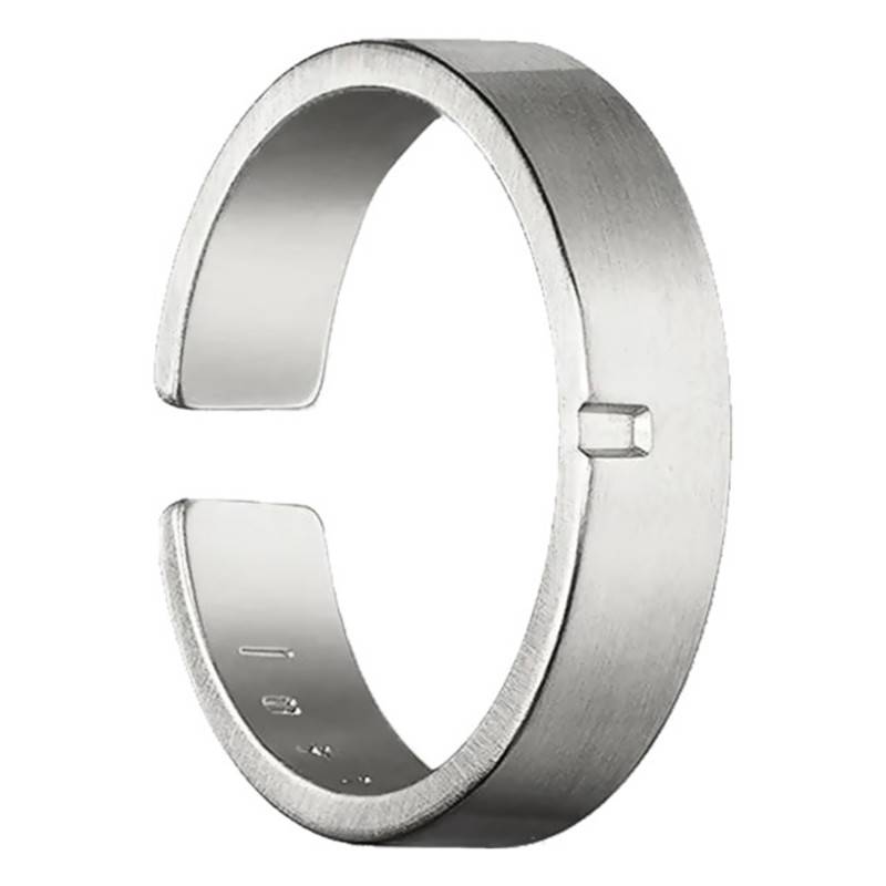 925 Silver Standard Ribbon Wedding Ring - Ursul