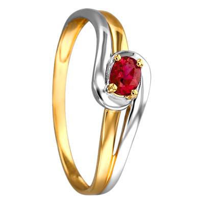 Bague Atrides 2 Ors 750, Rubis 0,226 - Joelli