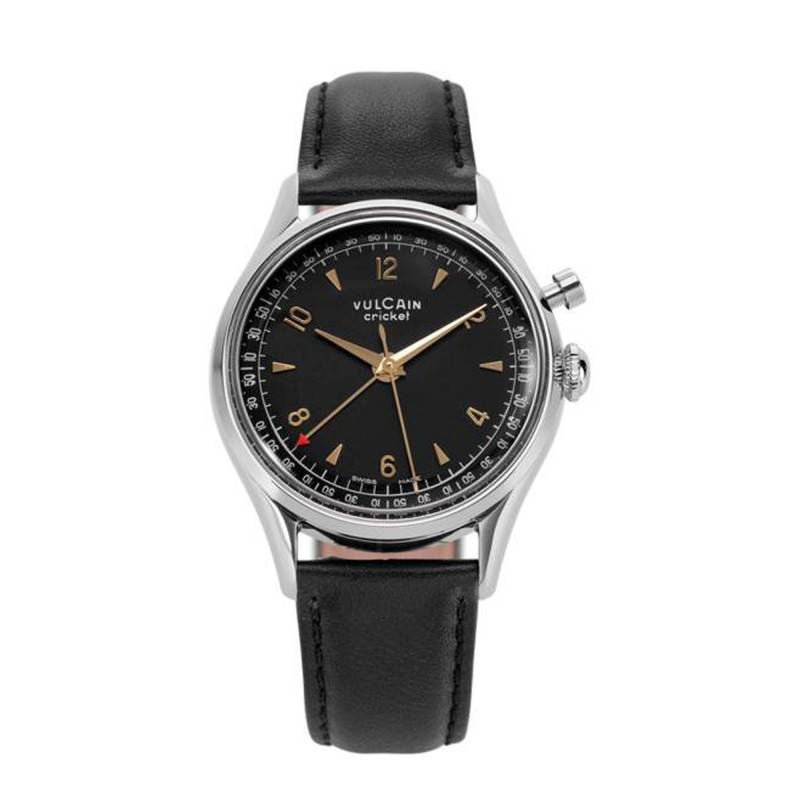 Vulcain Cricket Tradition Black Gold Watch 100169A06.BAC301 - Vulcain