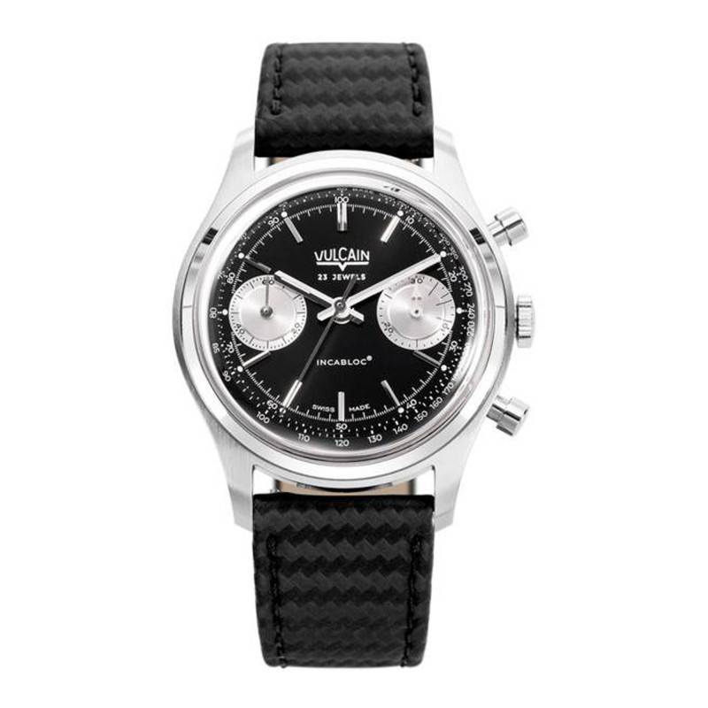 Chronograph Black & Silver Watch 38mm 640109A00 - Vulcain