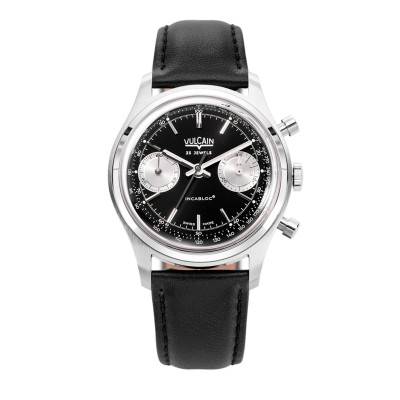 Chronograph Black & Silver Watch 38mm 640109A00 - Vulcain