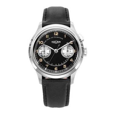 Monopusher Heritage Black & White Watch 650157A08.BAC243 - Vulcain