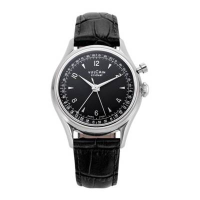 Montre Cricket Tradition 39 mm Black Alligator - Vulcain