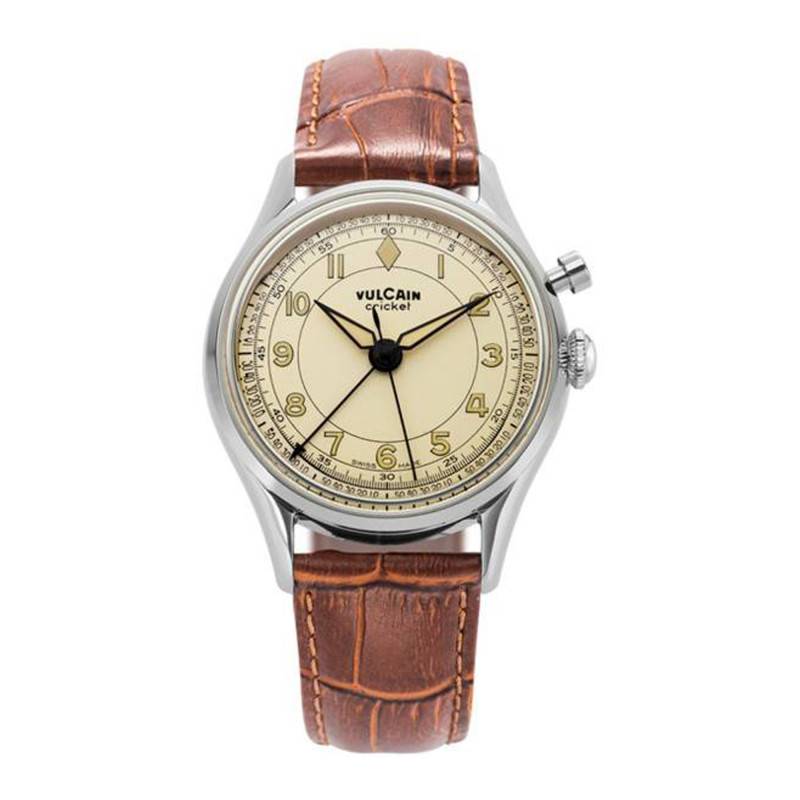 Vulcain Cricket Classique Eggshell 36mm Watch 100169B77 - Vulcain