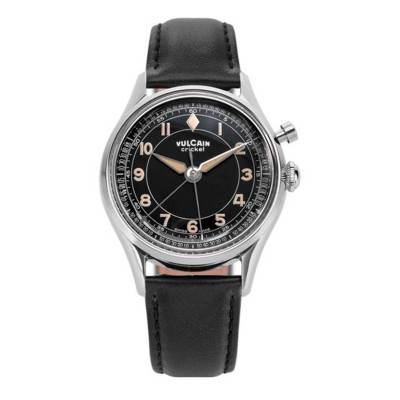 Montre Cricket Tradition 36 mm Black Plain - Vulcain