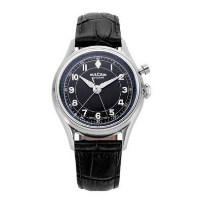 Cricket Classique 36 mm Black Alligator Watch - Vulcain