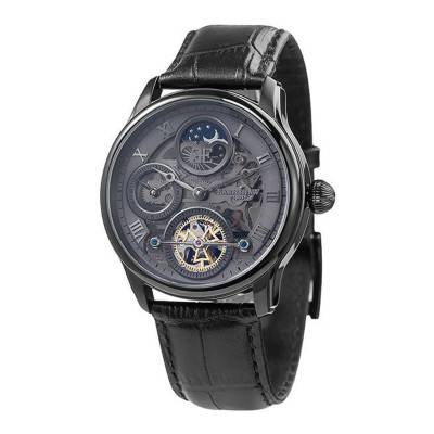 Thomas Earnshaw Orologio Uomo Automatico - Modello Heritage Kensington ES-8296-01, Quadrante Aperto E Fase Lunare