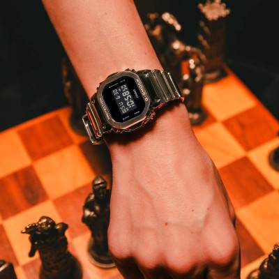 Capsule Fine Metallic Silver Watch GM-5600YM-8ER - Casio G-Shock