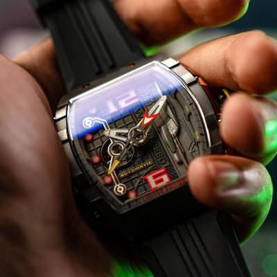 Riker Black Limited Edition Magellan Automatic Star Trek Warp Speed Watch NB-6106-04 - Nubeo