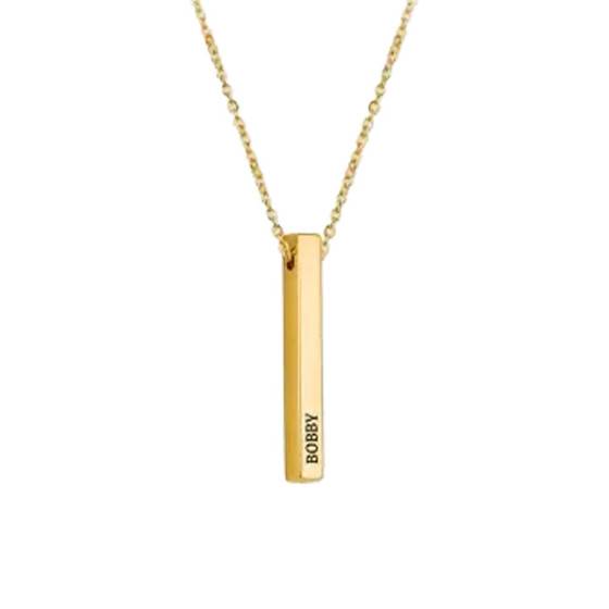 Collier Ras Du Cou Doré Avec Prénom - Acier Inoxydable - Neuf Avec étiquettes
