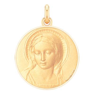 Médaille Vierge Amabilis Or Jaune 750, Diamètre 15 mm à 28 mm - Becker