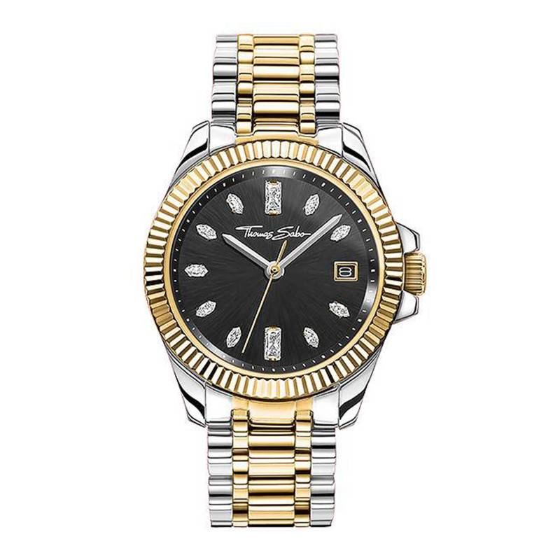Thomas Sabo Divine Two-Tone Gold Silver Watch WA0370-291-203 - Thomas Sabo