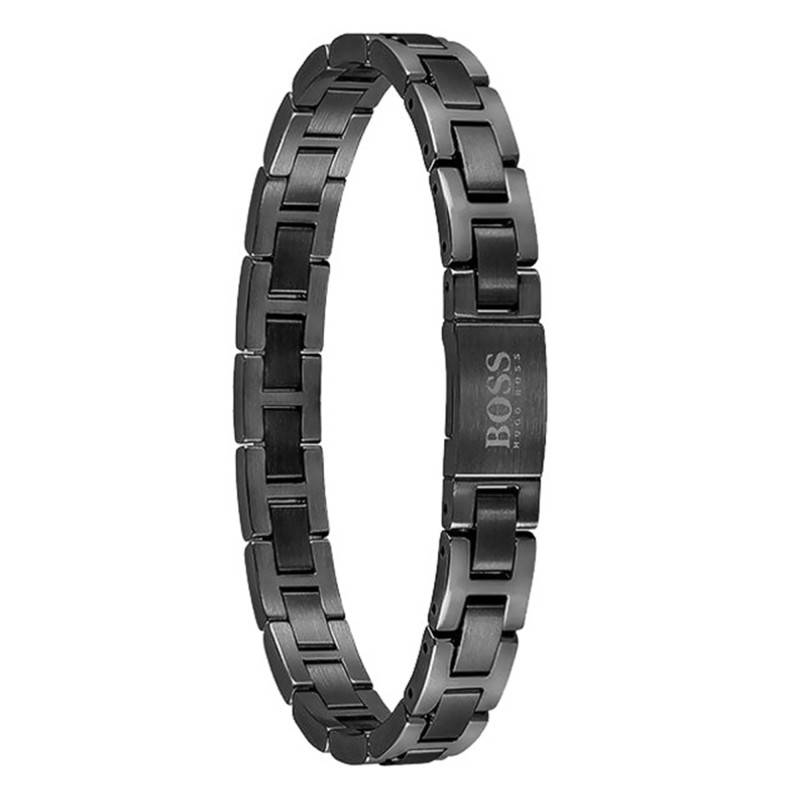Black Steel Bracelet, 20 cm - Boss