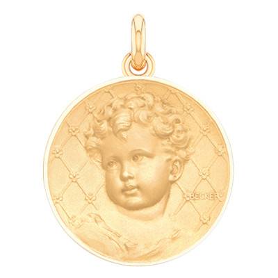 Médaille Enfant Or Jaune 750, Diamètre 15 mm à 22 mm - Becker