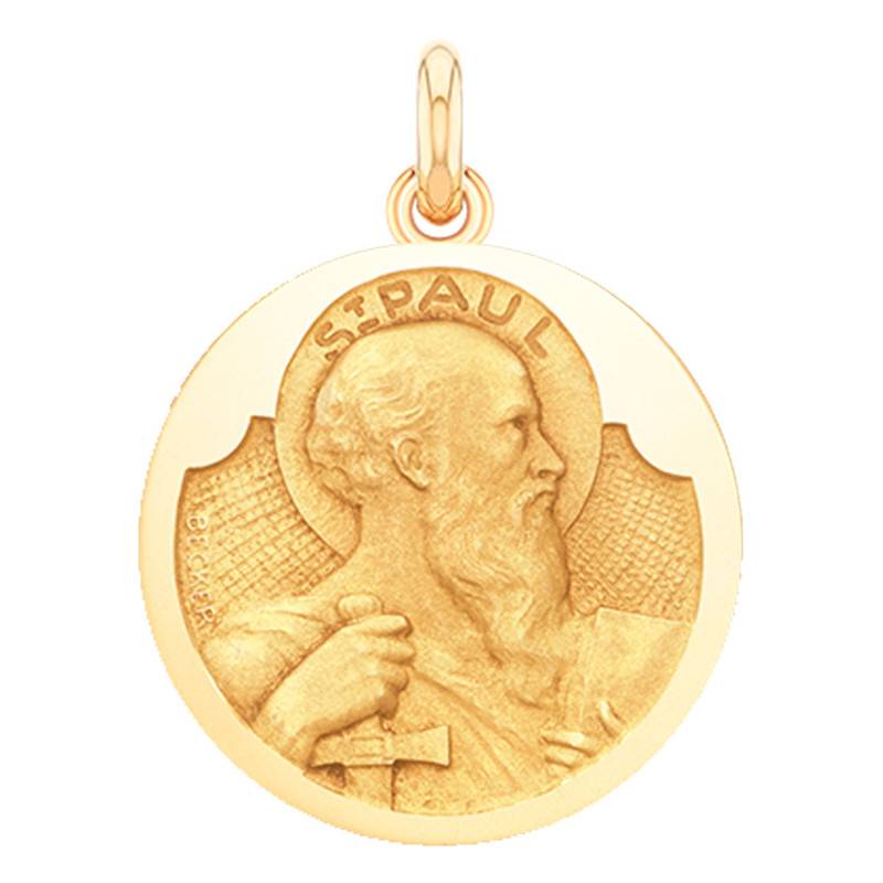 Saint Paul 750 Yellow Gold Medal, Diameter 15 mm to 20 mm - Becker