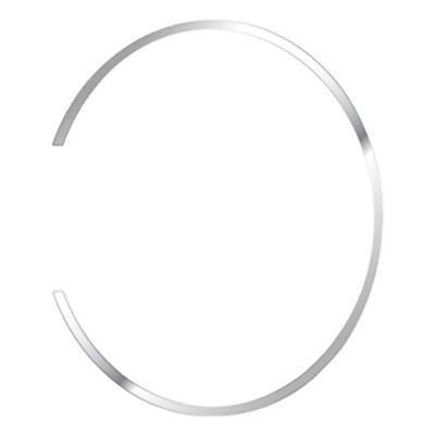 Jonc Fuldo Acier, Diamètre 6,80 cm - 1580455M - Boss