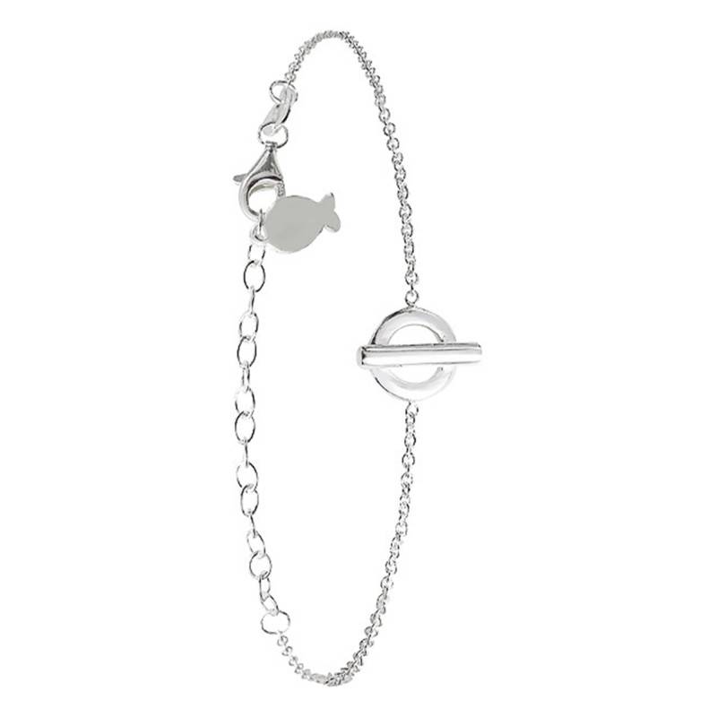 925 Silver Mini Nautica Bracelet, Length 15.5 cm to 18.5 cm - Clio Blue