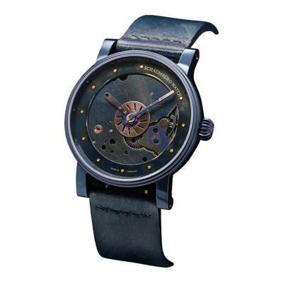 Montre SteamPunk II Bleu - Schaumburg Watch