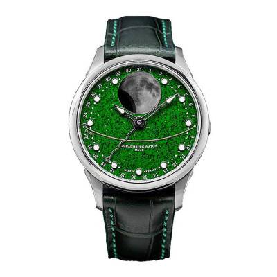 Moon Aventurine Watch 1001.1[4] - Schaumburg Watch