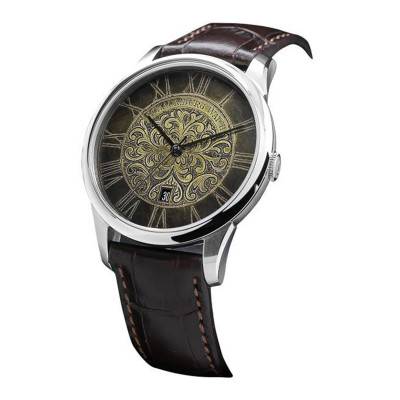Brown Vintage Patina Watch 1007[7] - Schaumburg Watch