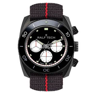 Montre WRV Chronographe Tachymètre Black « Panda Inversé » / WRV 3103 - Ralf Tech