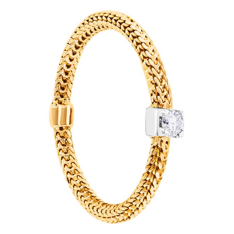 750/1000 Yellow Gold & Diamond Ring - Caterina B