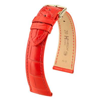 Bracelet de montre London Rouge Mat 040729 - Hirsch
