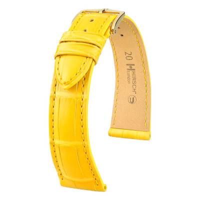 London Matte Yellow Watch Strap 0420772 - Hirsch