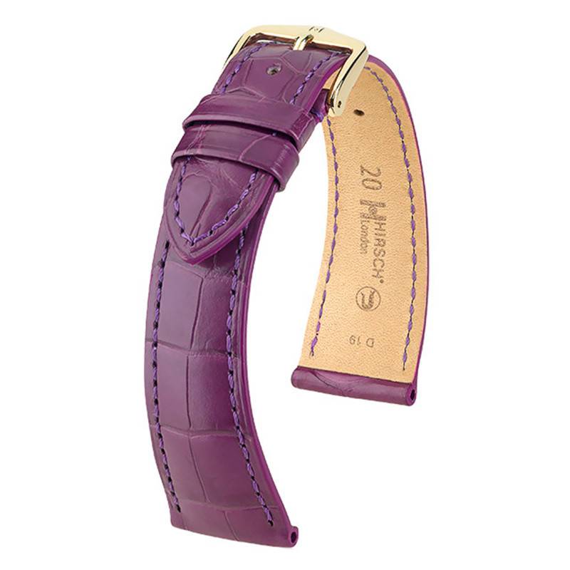 London Matte Purple Watch Strap 0420786 - Hirsch