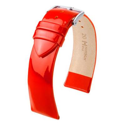 Bracelet Cuir Diva Rouge 18mm - Hirsch