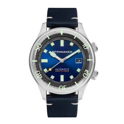 Black Leather Bradner Watch SP-5062-03 - Spinnaker