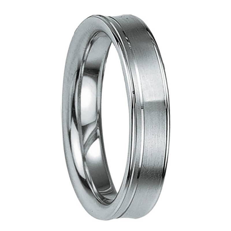 925 Silver Concave Comfort Lindosos Wedding Ring - Breuning