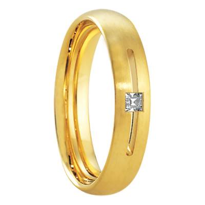 Alliance Kinaros en Or Jaune 750 & Diamant - Breuning