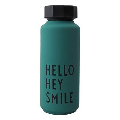 Bouteille Thermos Hello Hey Smile - Design Letters