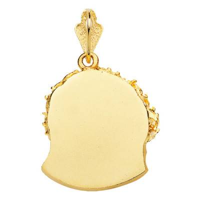Pendentif portrait du Christ, Or Jaune 750 - Lumiosa
