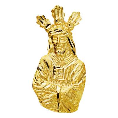 Pendentif Christ bras croisés, Or Jaune 750 - Lumiosa