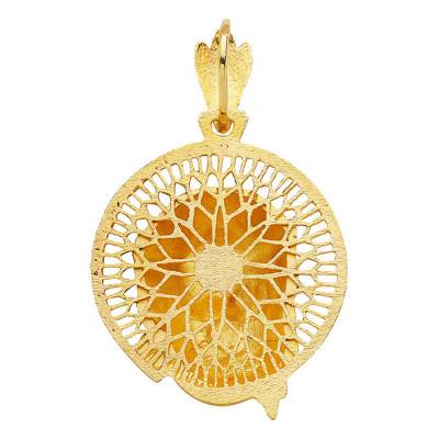 Pendentif Christ avec auréole ajourée, Or Jaune 750 - Lumiosa
