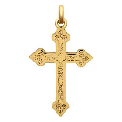 Croix Gothique Or Jaune 750 - Becker