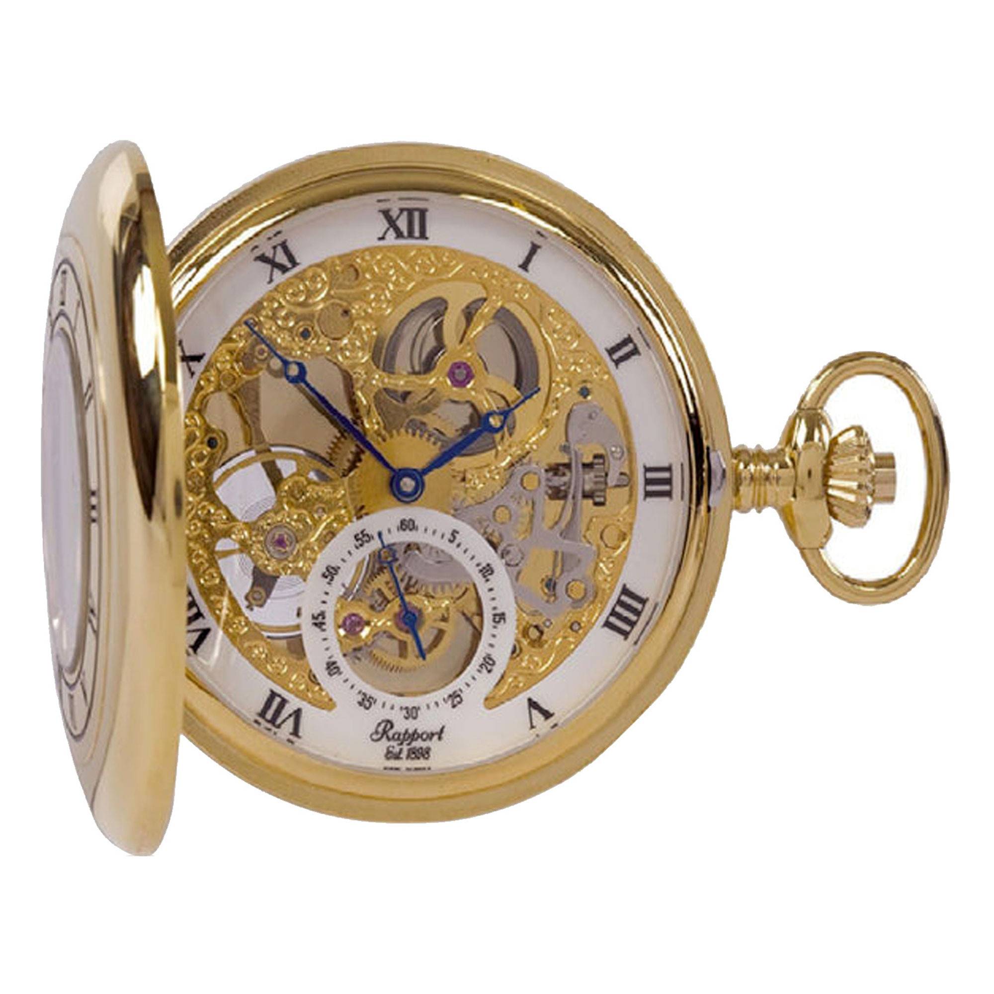 Jouailla - Montre à Gousset En Laiton Argenté - Homme